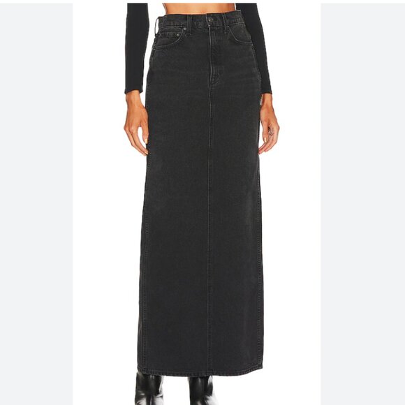 GRLFRND Amara Maxi Pencil Skirt with Back Slit - Picture 1 of 11